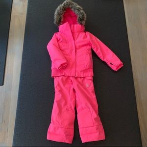 Girls Bitsy Lola Ski jacket and matching bib pants
